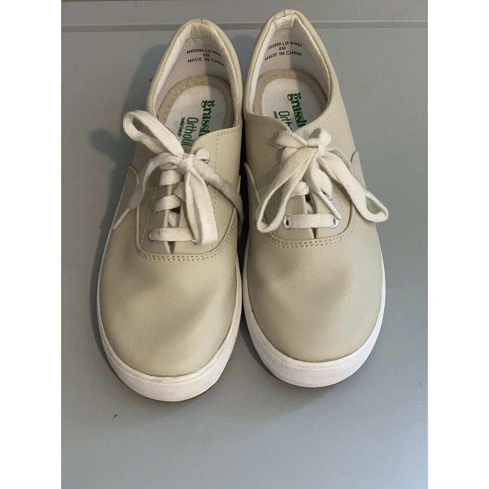 GRASSHOPPERS‎ Ortholite Womens Size 6 M Beige Tan Casual Comfort Shoes